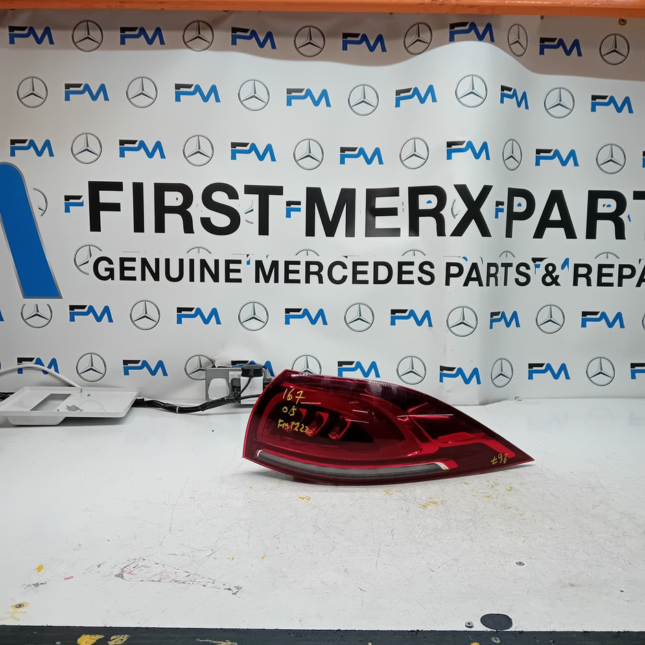 MERCEDES GLE W167 DRIVER SIDE OS REAR TAIL LIGHT A1679060607 FMT222