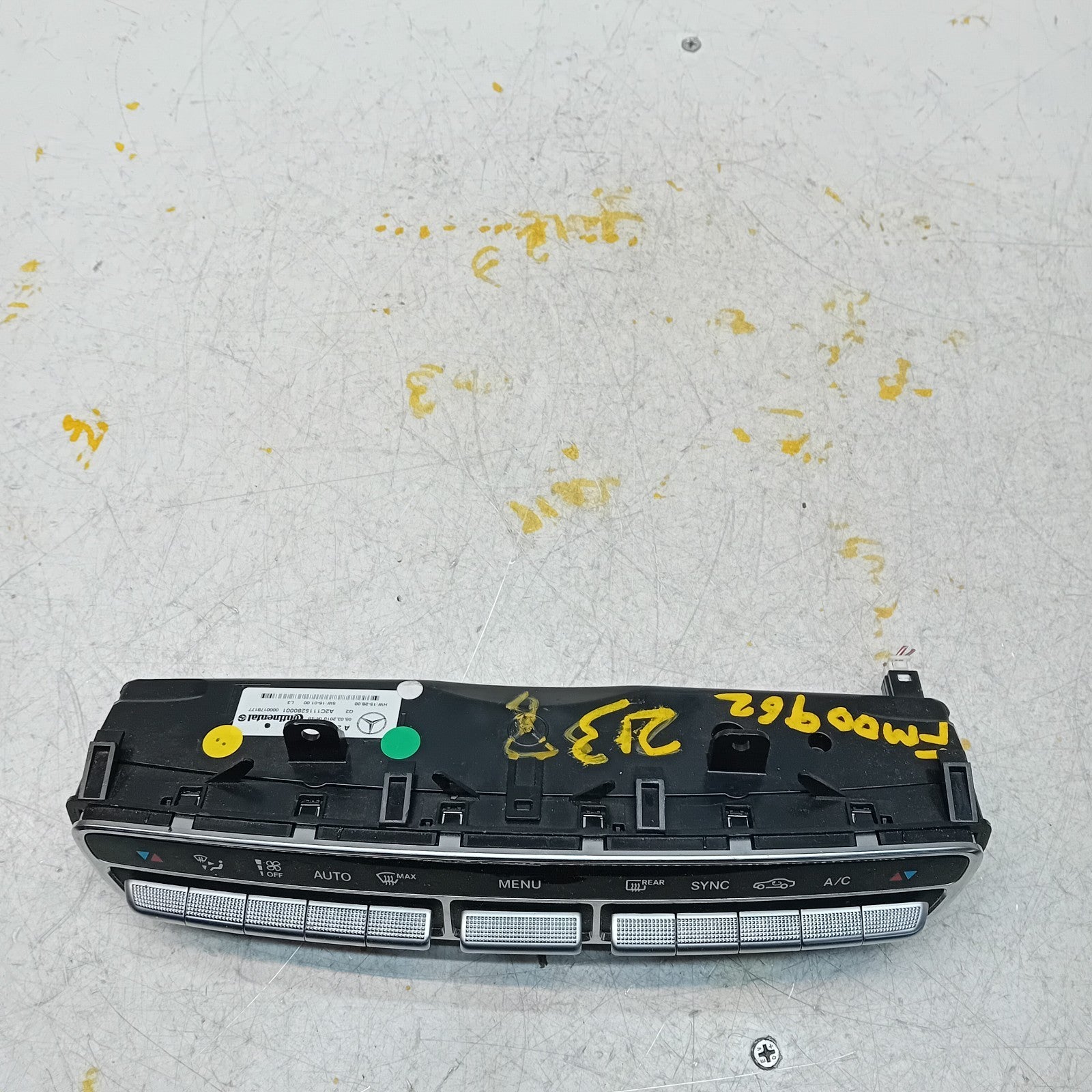 MERCEDES E CLASS HEATER AC CLIMATE CONTROL PANEL A2139054707 2018-2023 FM00962