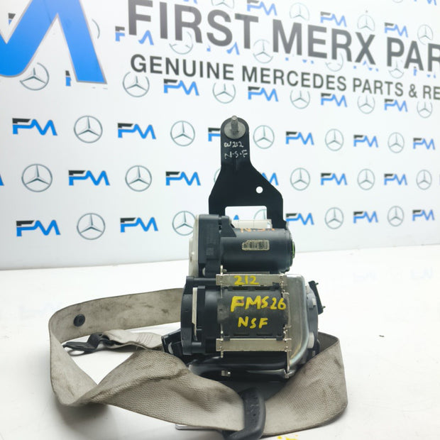 MERCEDES E CLASS W212 SEAT BELT FRONT LEFT PASSENGER SIDE A2128600786 FMS26 NSF