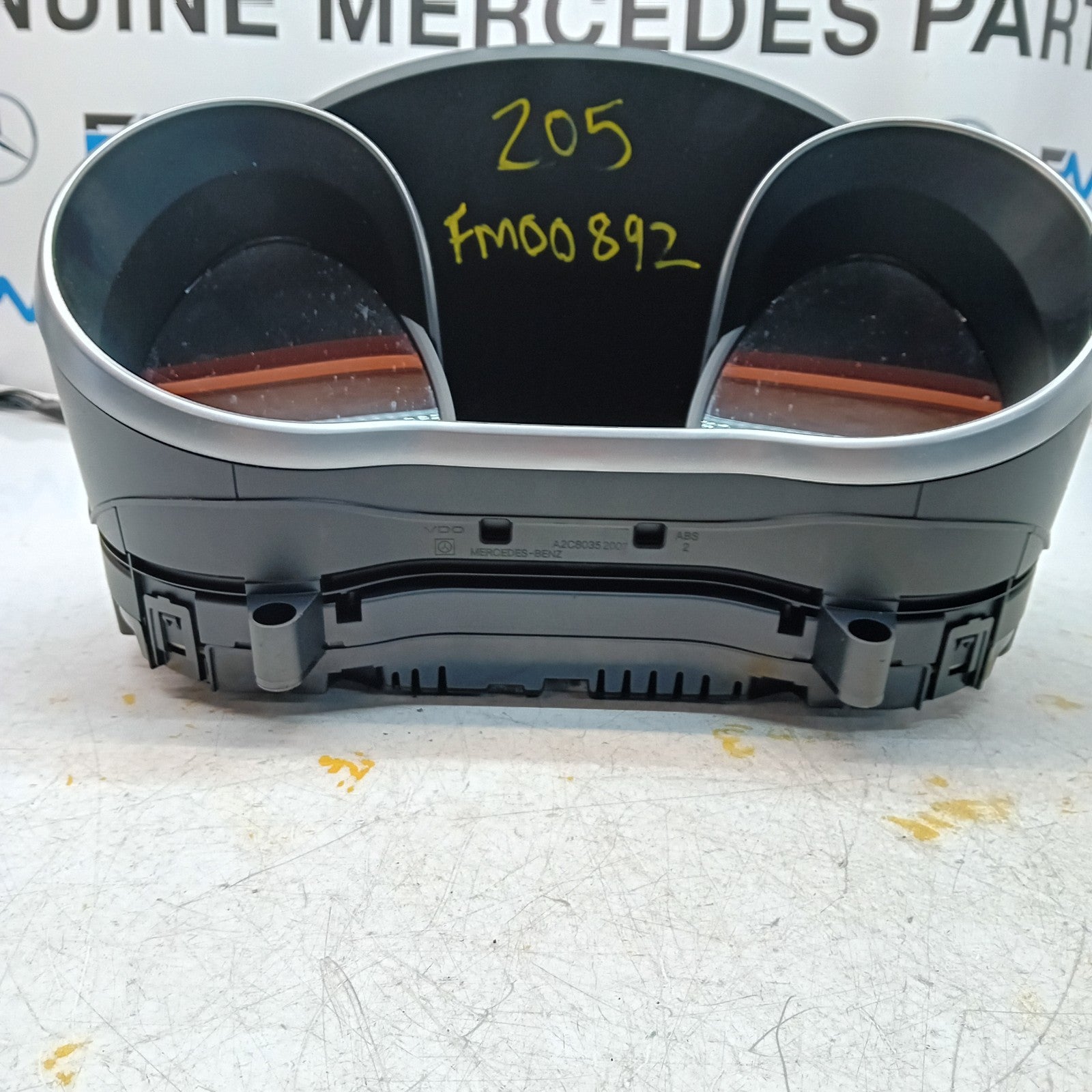 MERCEDES C-CLASS SPEEDOMETER INSTRUMENT CLUSTER W205 A2059000416 2014 FM00892