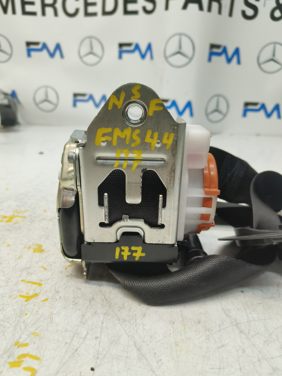 MERCEDES A CLASS FRONT LEFT SEAT BELT WITH PRETENSIONER A1778600800 FMS44 NSF