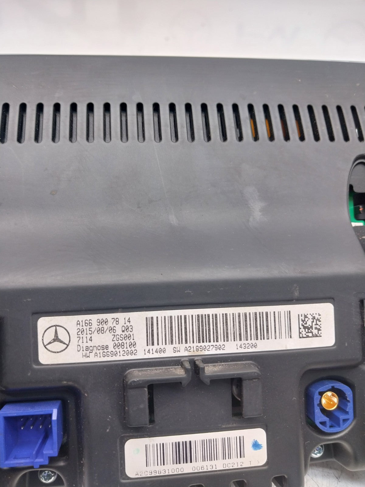 MERCEDES M-CLASS W166 DISPLAY SCREEN A1669007814 FM00711