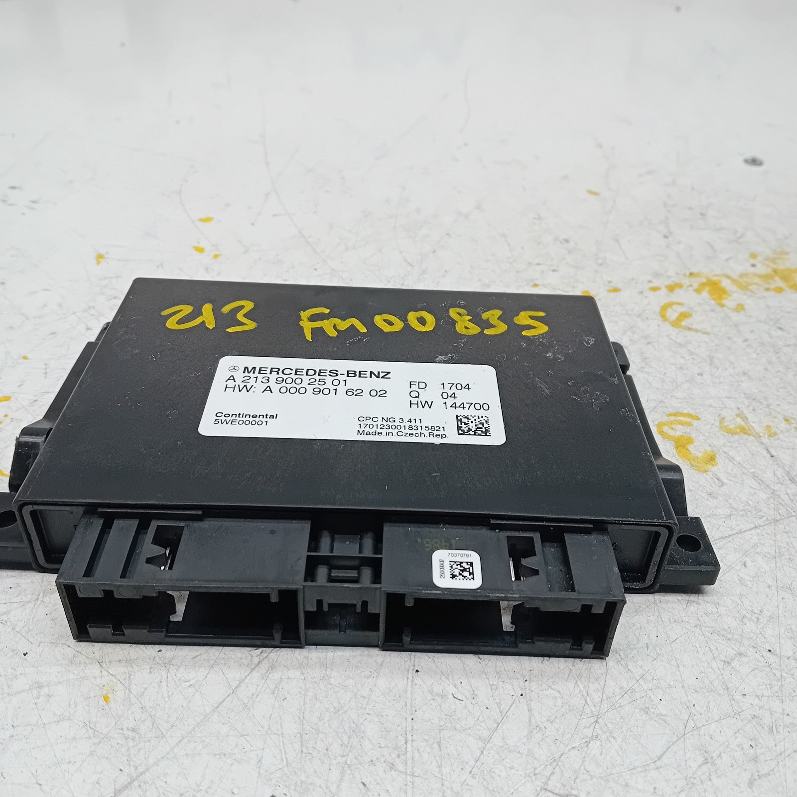 MERCEDES E-CLASS W213 GEARBOX CONTROL UNIT W205 A2139002501 FM00835