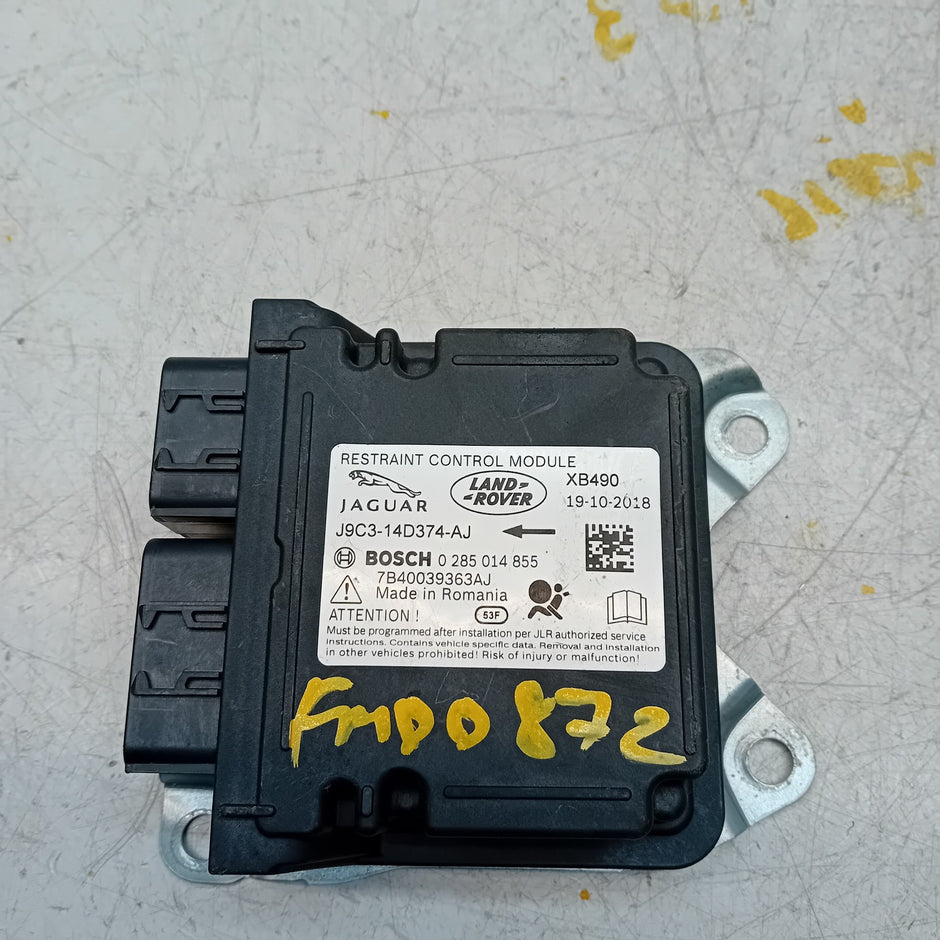 LANDROVER DISCOVERY SPORT 2016 RESTRAINT CONTROL MODULE J9C3-14D374-AJ FM00872