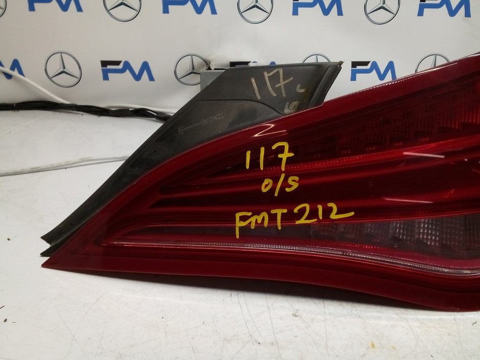 MERCEDES CLA W117 DRIVER SIDE RIGHT OS REAR TAIL LIGHT A1179060601 2015 FMT212