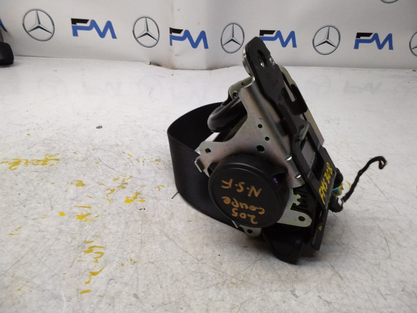 MERCEDES-BENZ C COUPE C205 W205  FRONT LEFT SEATBELT A2058601501 FMS308 NSF 
