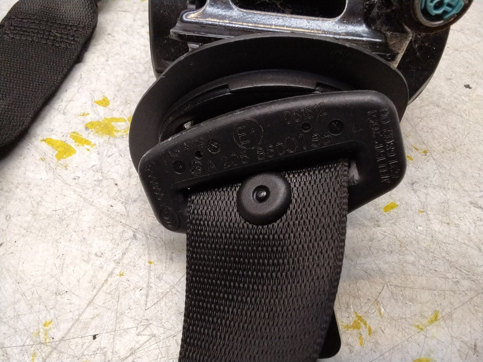 MERCEDES C-CLASS W205 SEAT BELT FRONT PASSENGER LEFT SIDE A2058600185 FMS348 NSF
