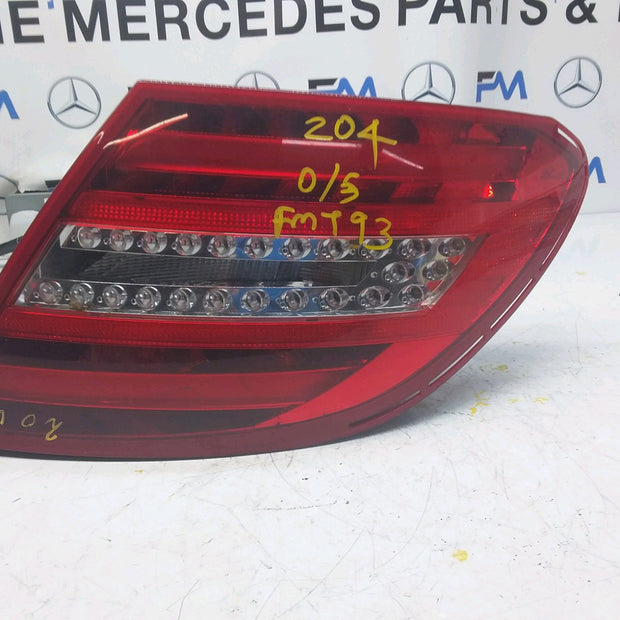 MERCEDES  C-CLASS W204 2011 REAR DRIVER O/S TAIL LIGHT A2048205864 FMT93