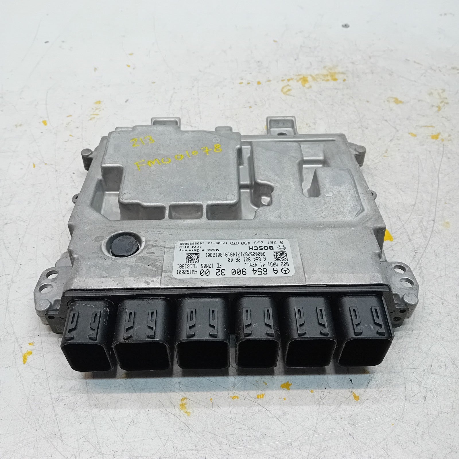 MERCEDES E-CLASS W213 ENGINE  ECU CONTROL MODULE A6549003200 FM001078