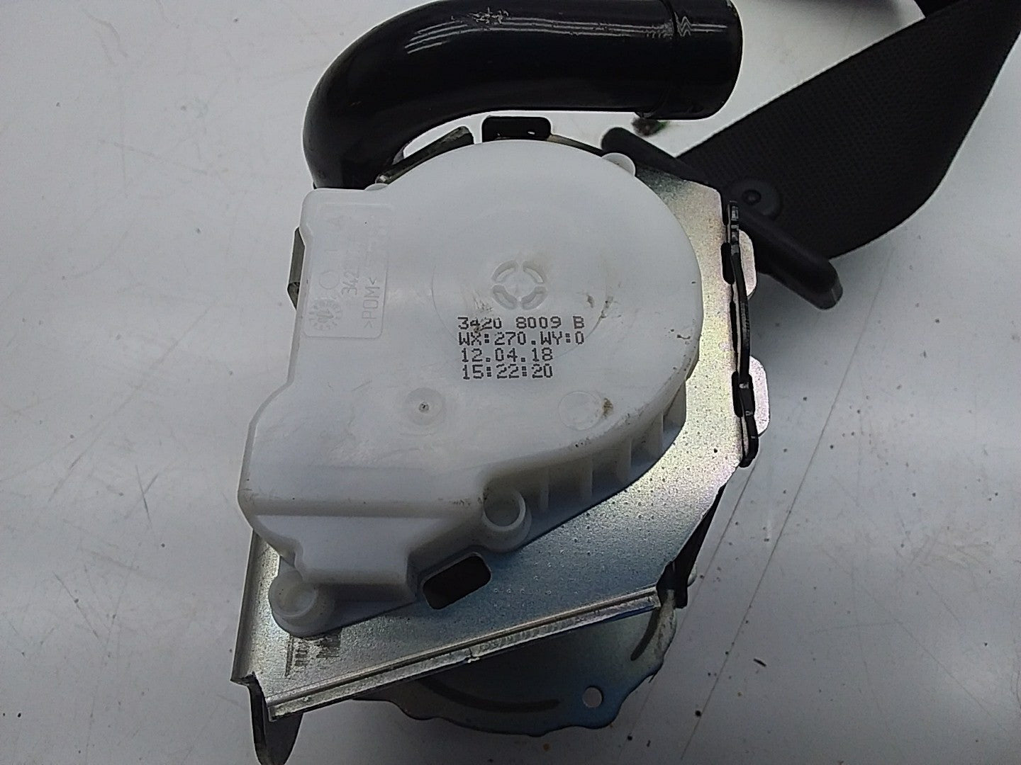 2016 MERCEDES C CLASS W205 REAR PASSENGER SIDE N/S/R SEAT BELT A2058600585 FMS8