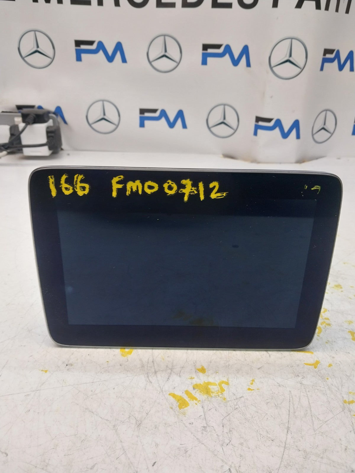 MERCEDES M-CLASS W166 DISPLAY SCREEN A1669001420 2016 FM00712