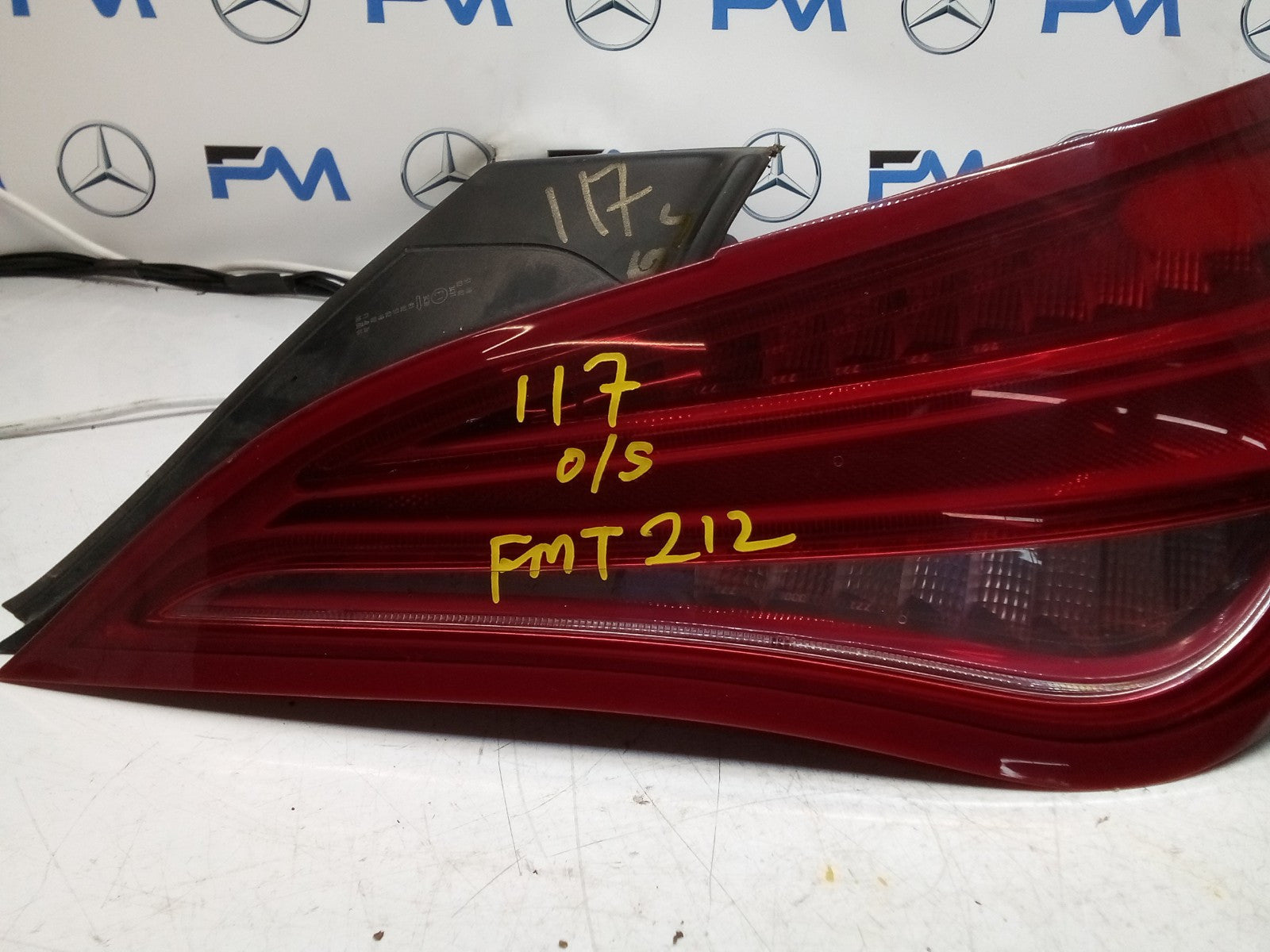 MERCEDES CLA W117 DRIVER SIDE RIGHT OS REAR TAIL LIGHT A1179060601 2015 FMT212