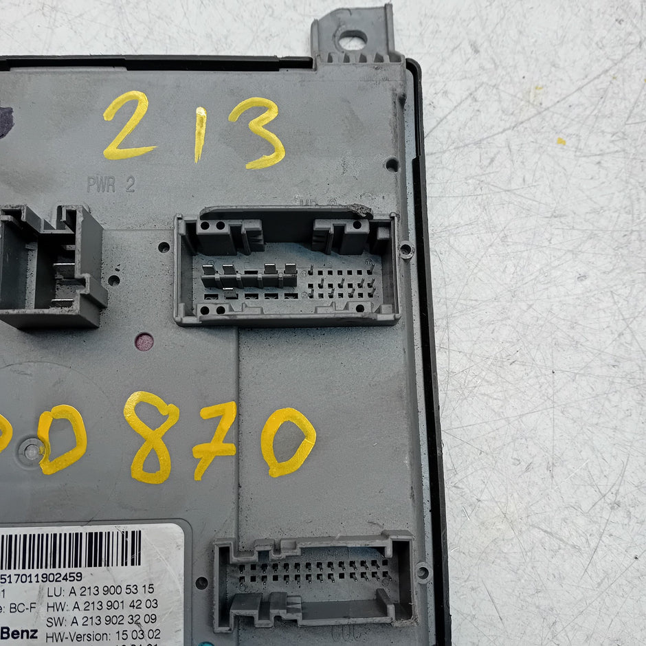 MERCEDES E-CLASS SAM CONTROL MODULE W213 A2139005315 FM00870