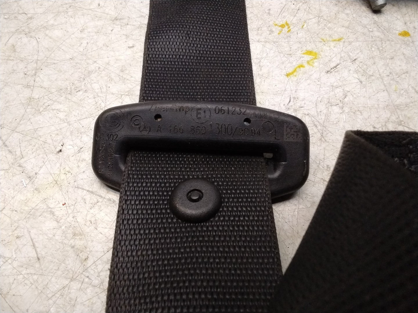 MERCEDES M CLASS GLE SEAT BELT FRONT LEFT PASSENGER A1668601300 W166 FMS374 NSF