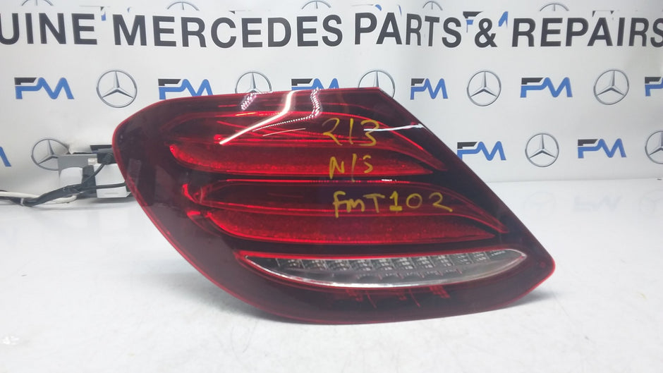 MERCEDES E-CLASS W213 PASSENGER SIDE NS REAR TAIL LIGHT 2016 FMT102