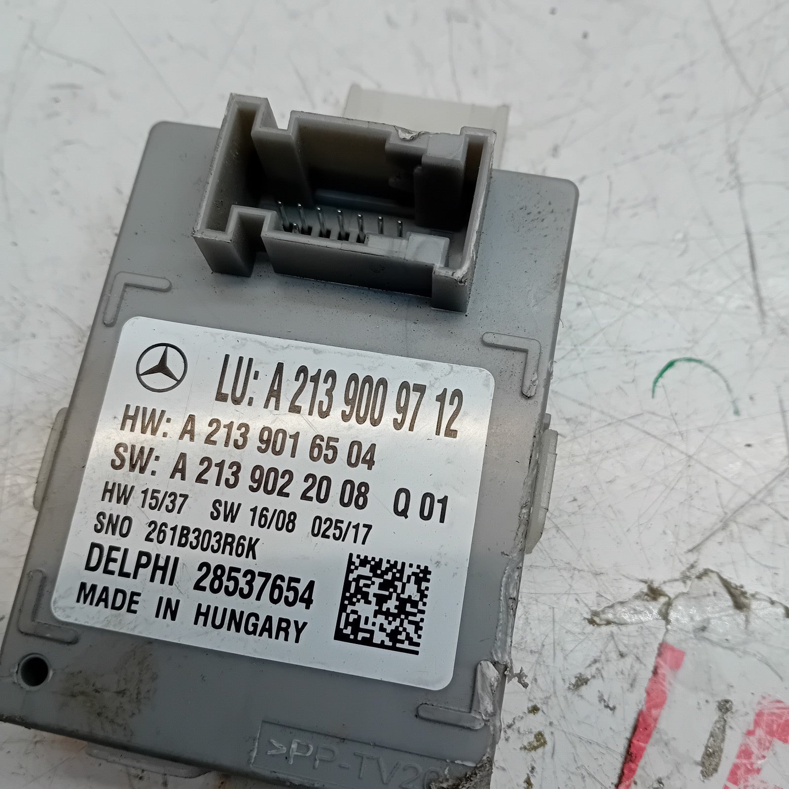 MERCEDES E-CLASS W213 LIGHT CONTROL UNIT A2139016504 FM00825