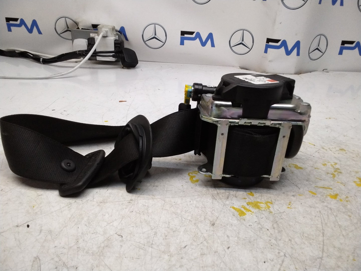 MERCEDES C-CLASS W205 SEAT BELT FRONT PASSENGER LEFT SIDE A2058600185 FMS347 NSF