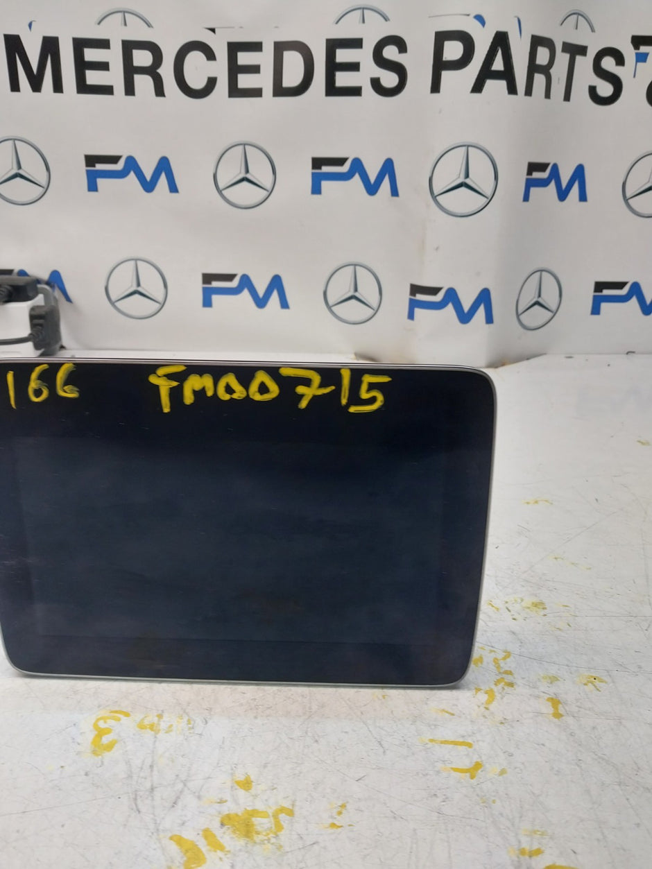 MERCEDES M-CLASS W166 DISPLAY SCREEN A1669001420 2018 FM00715