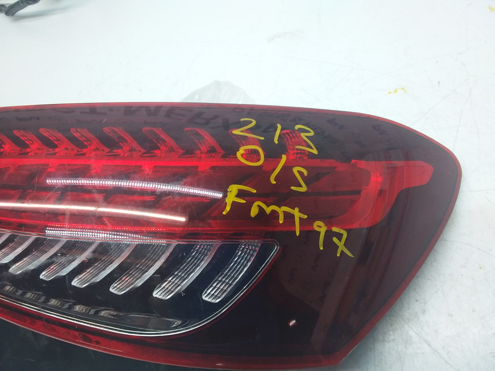 MERCEDES E-CLASS W213 DRIVER SIDE OS REAR TAIL LIGHT FMT97