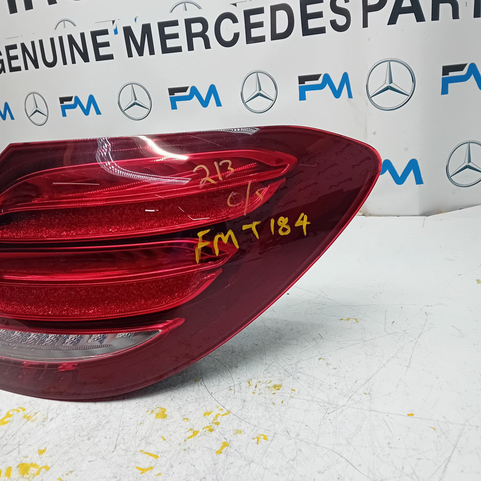 MERCEDES E-CLASS W213 DRIVER SIDE OS REAR TAIL LIGHT FMT184 2023 A2139068000