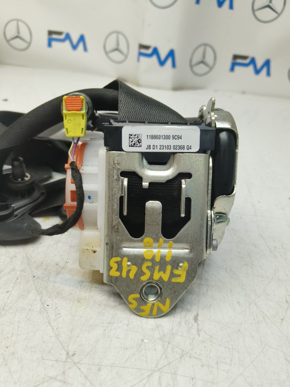 MERCEDES A CLASS SEAT BELT FRONT LEFT PASSENGER SIDE A1188601300 W177 FMS43 NSF