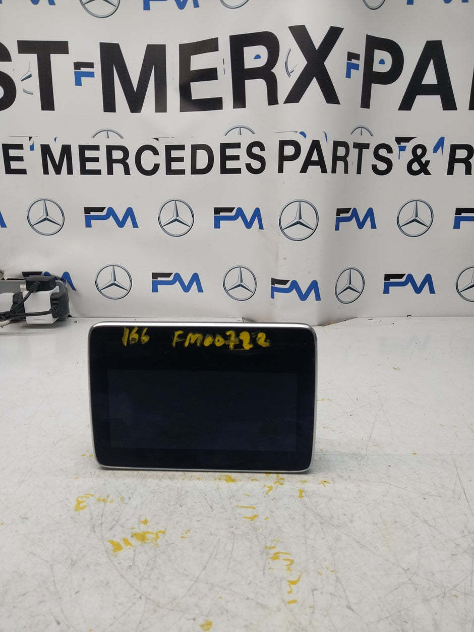 MERCEDES ML/M-CLASS W166 DISPLAY SCREEN A1669007814 2016 FM00722