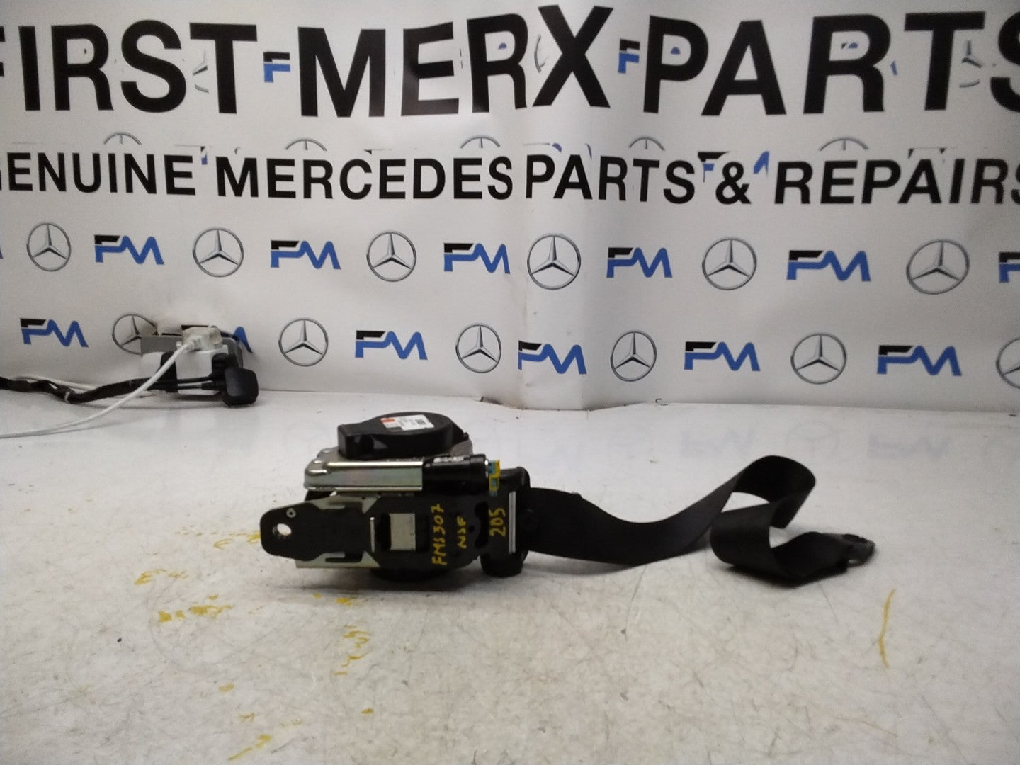 MERCEDES-BENZ C COUPE C205 W205  FRONT LEFT SEATBELT A2058601501 FMS307 NSF 