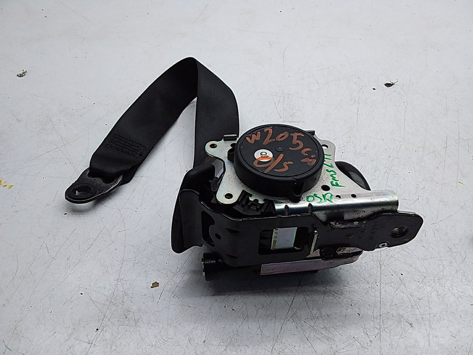 MERCEDES C-CLASS W205 SEAT BELT REAR RIGHT DRIVER SIDE A2058604085 FMS279 OSR