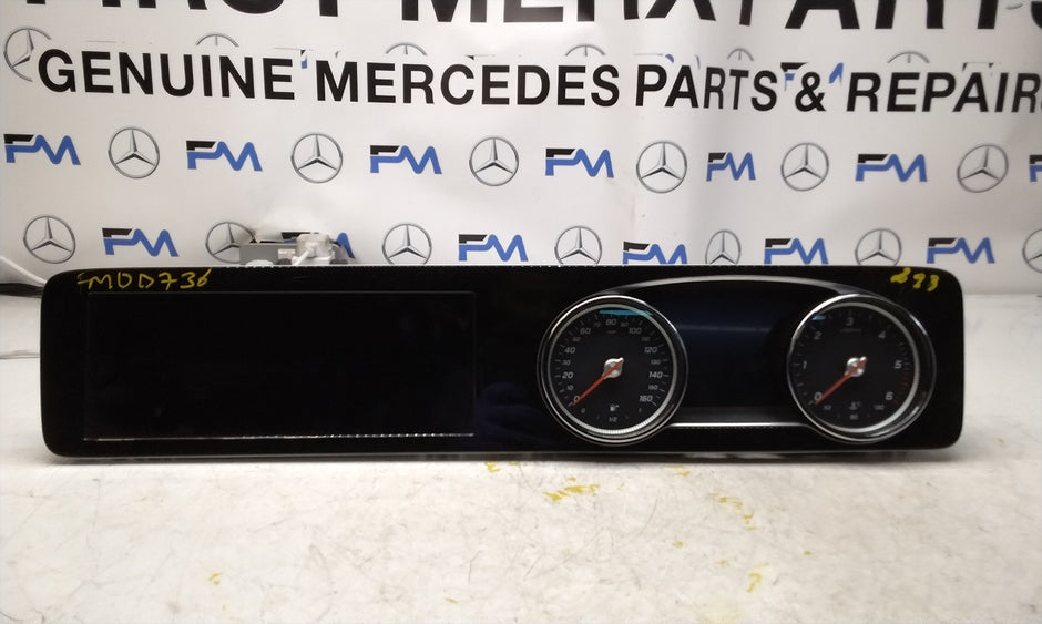 MERCEDES E-CLASS W213 DISPLAY SCREEN INSTRUMENT CLUSTER FM00736
