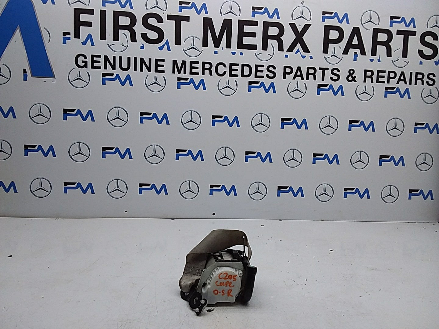 MERCEDES C-CLASS W205 SEAT BELT REAR RIGHT DRIVER SIDE A2058600685 FMS283 OSR