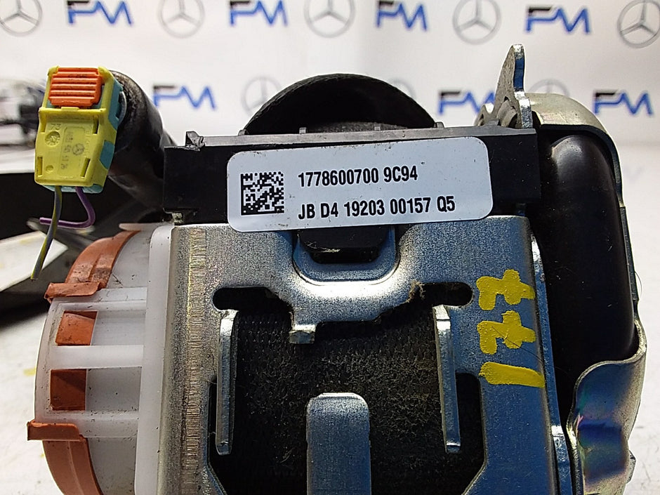MERCEDES A CLASS  FRONT LEFT SEAT BELT WITH PRETENSIONER A1778600700 FMS51 NSF