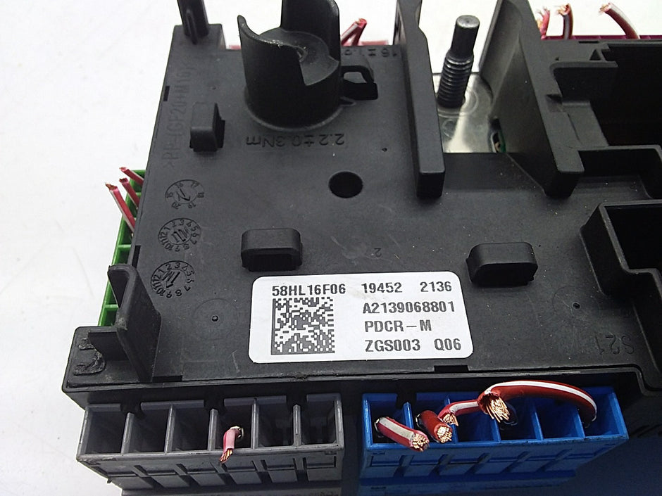 MERCEDES E CLASS FUSE RELAY BOX A2139068801 W213 2016 ONWARDS FMF56