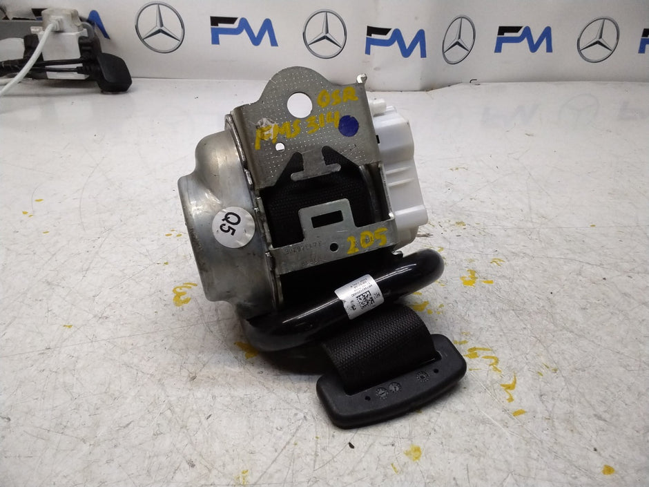 MERCEDES C-CLASS W205 SEAT BELT REAR RIGHT DRIVER SIDE A2058600685 FMS314 OSR
