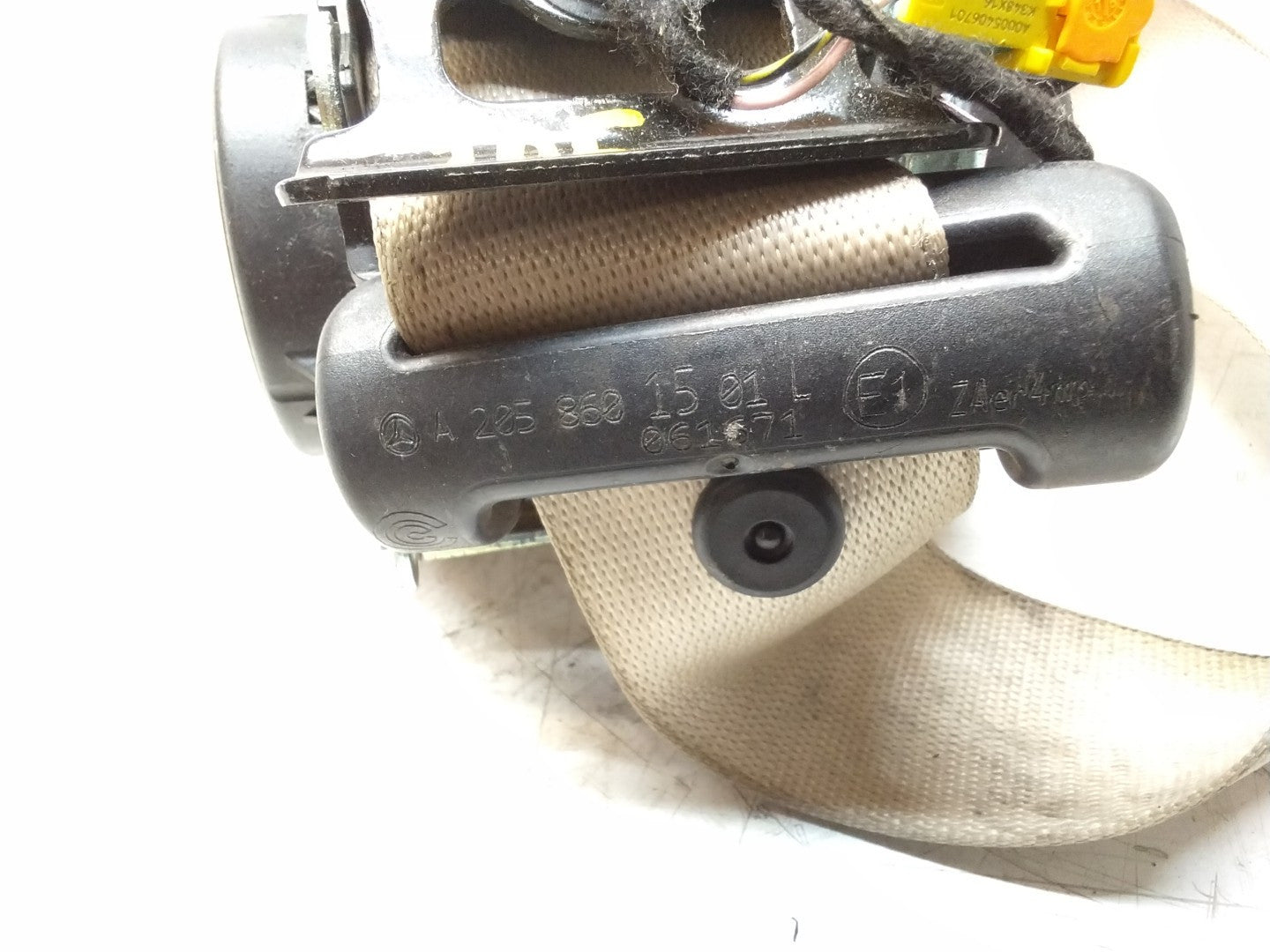 MERCEDES-BENZ C COUPE C205 W205  FRONT LEFT SEATBELT A2058601501 FMS310 NSF 