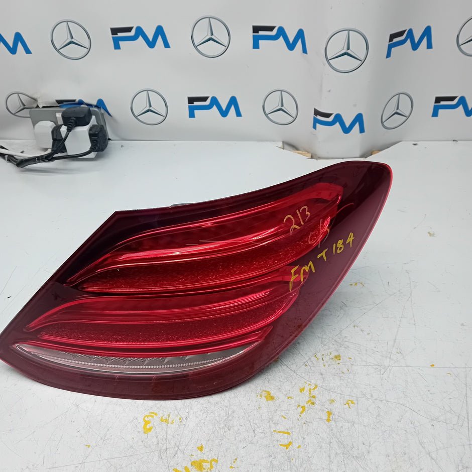MERCEDES E-CLASS W213 DRIVER SIDE OS REAR TAIL LIGHT FMT184 2023 A2139068000