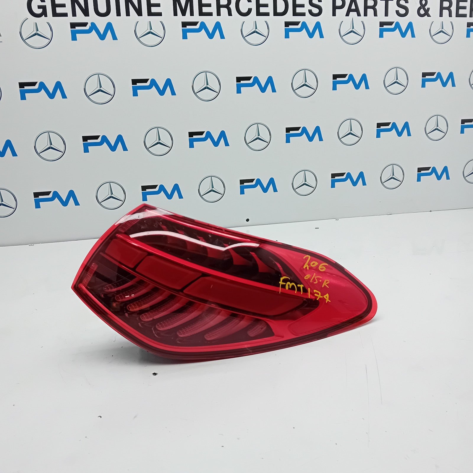 MERCEDES C-CLASS W206 DRIVER  SIDE OS REAR TAIL LIGHT FMT174 2024 A2069060401