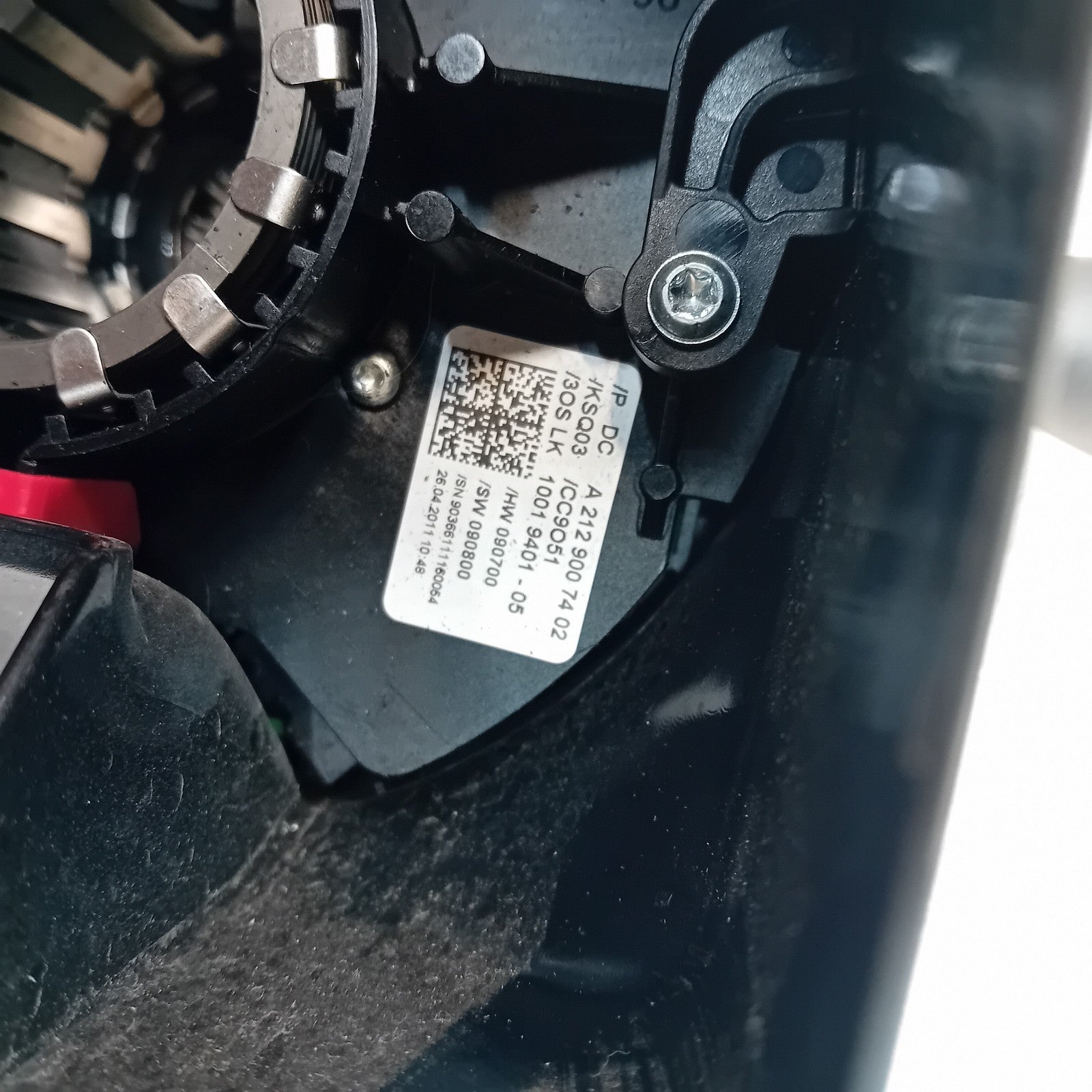 Mercedes E CLASS W212 INDICATOR/WIPER GEAR SELECT + SQUIB A2129007402 FM001059
