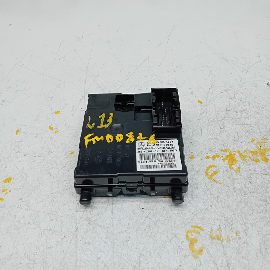 MERCEDES E CLASS 2016 W213 AIR CONDITIONING CONTROL MODULE A2139000407 FM00846