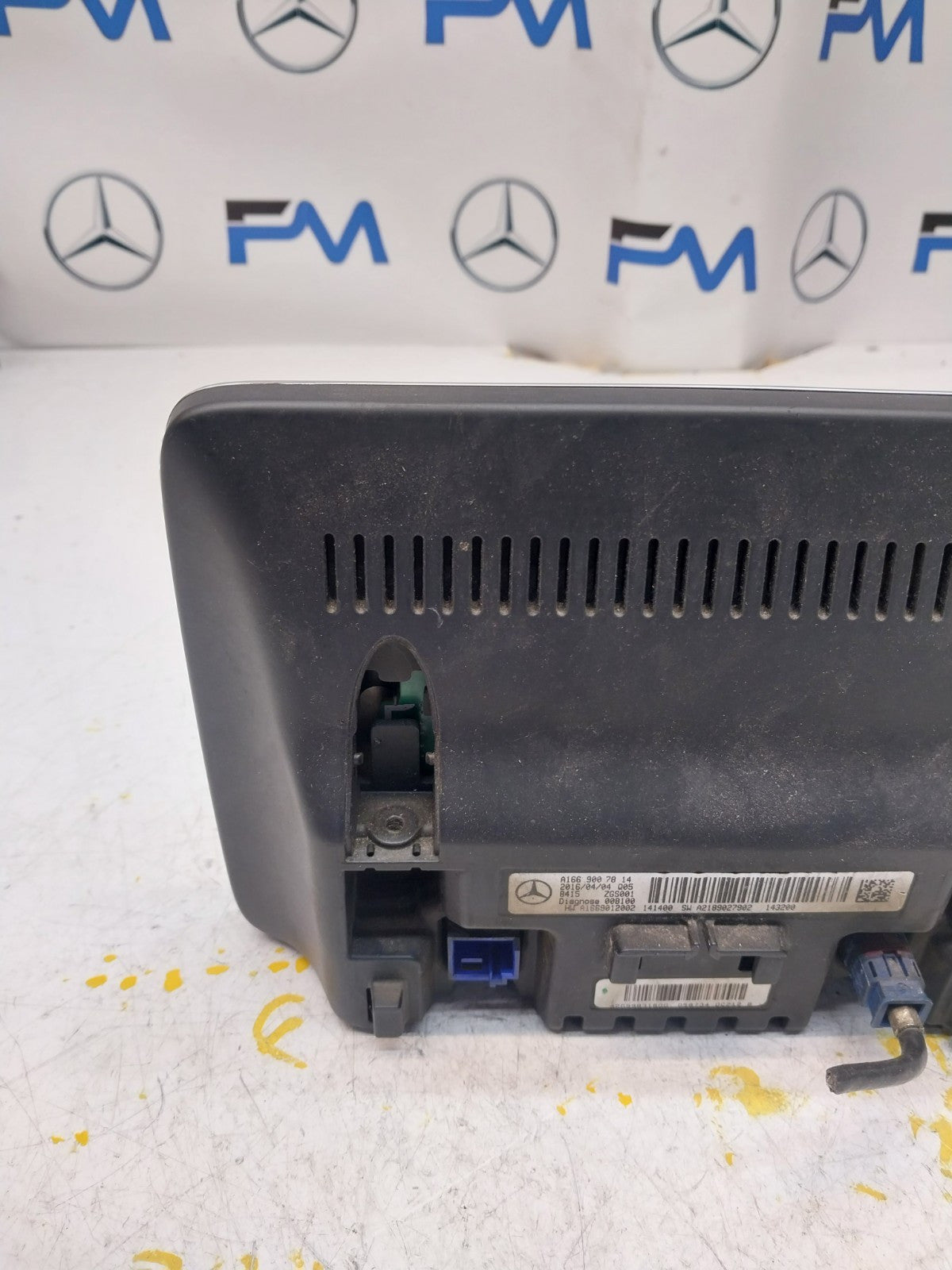 MERCEDES ML/M-CLASS W166 DISPLAY SCREEN A1669007814 2016 FM00722