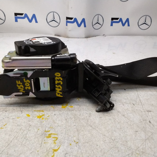 MERCEDES C-CLASS W205 SEAT BELT FRONT PASSENGER LEFT SIDE A2058600185 FMS330 NSF