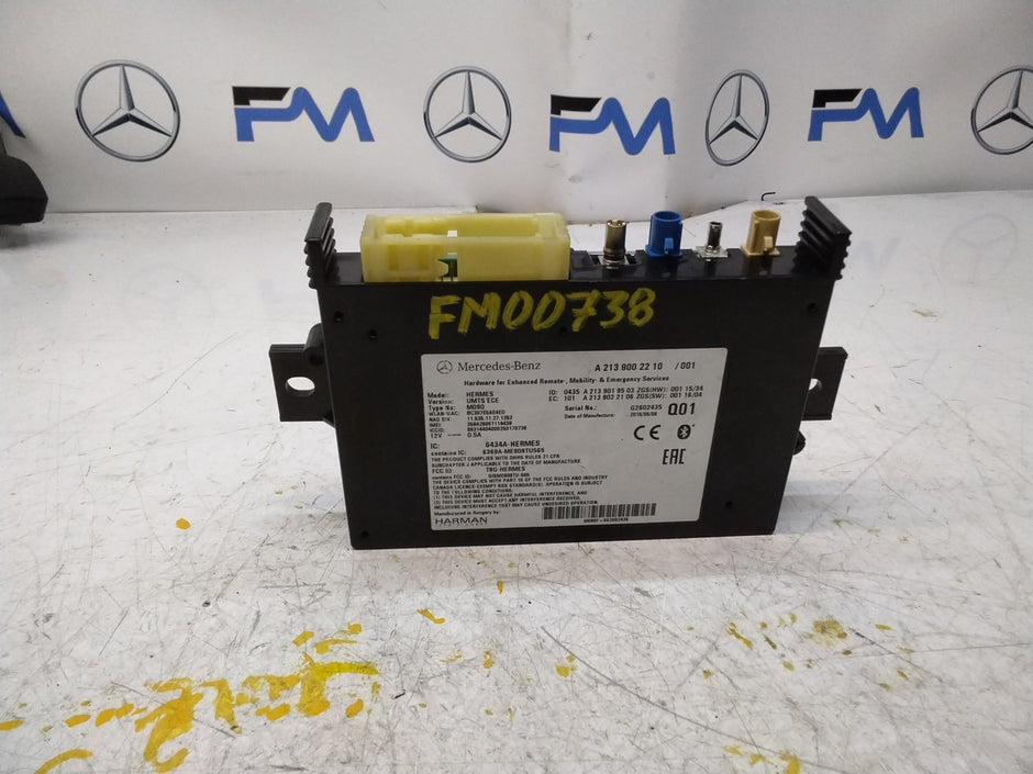 Mercedes W205 W213 Bluetooth Hermes LTE Control Unit Module  A2139002210 FM00738