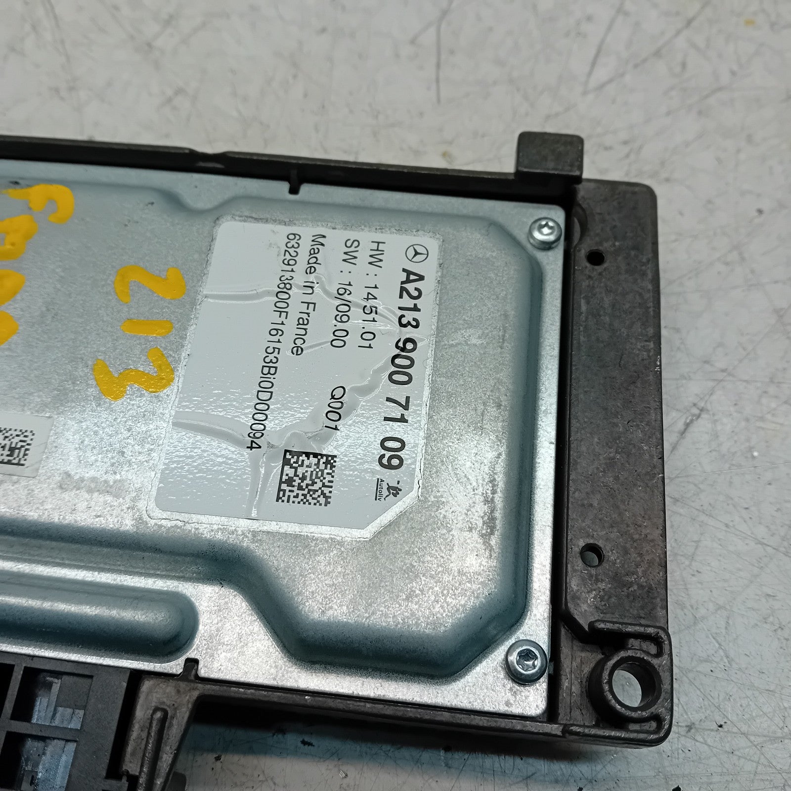 MERCEDES E-CLASS W213 ECU INTELLIGENT DRIVE CONTROL MODULE A2139007109 FM00914
