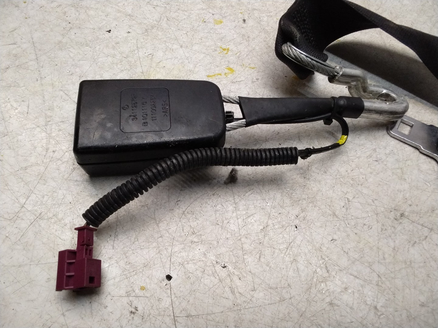 MERCEDES S CLASS W222 SEAT BELT CENTER MIDDLE REAR A2228601085 FMS665 