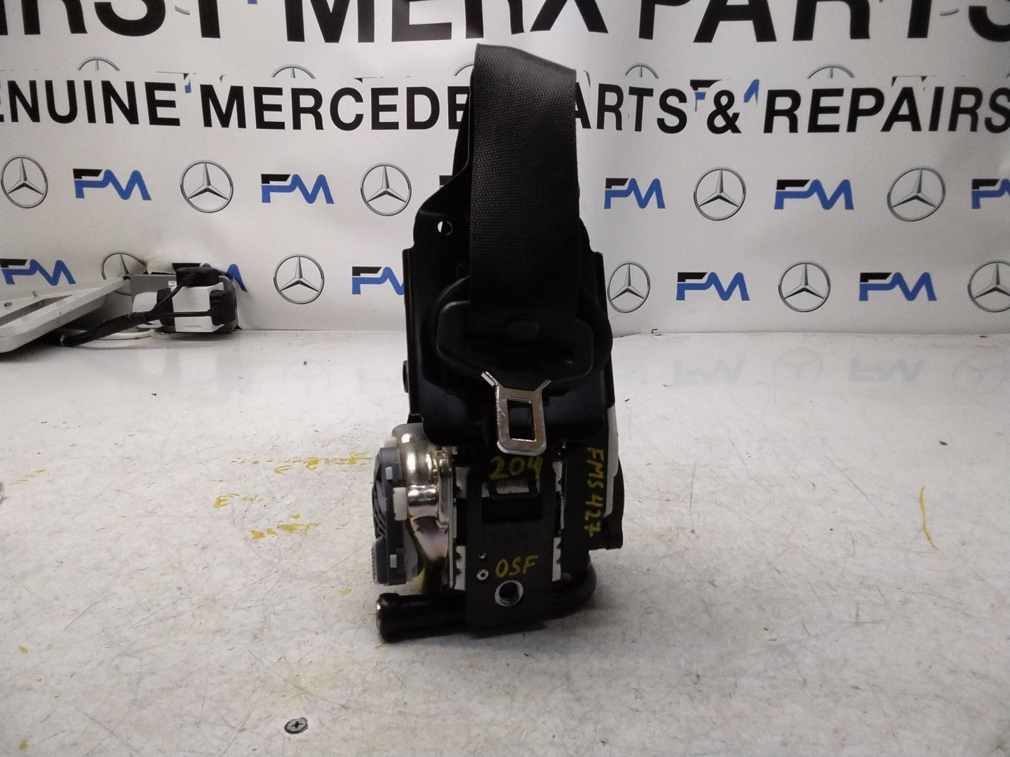 MERCEDES C-CLASS W204 SEAT BELT FRONT RIGHT DRIVER SIDE A2048601685 FMS427 OSF