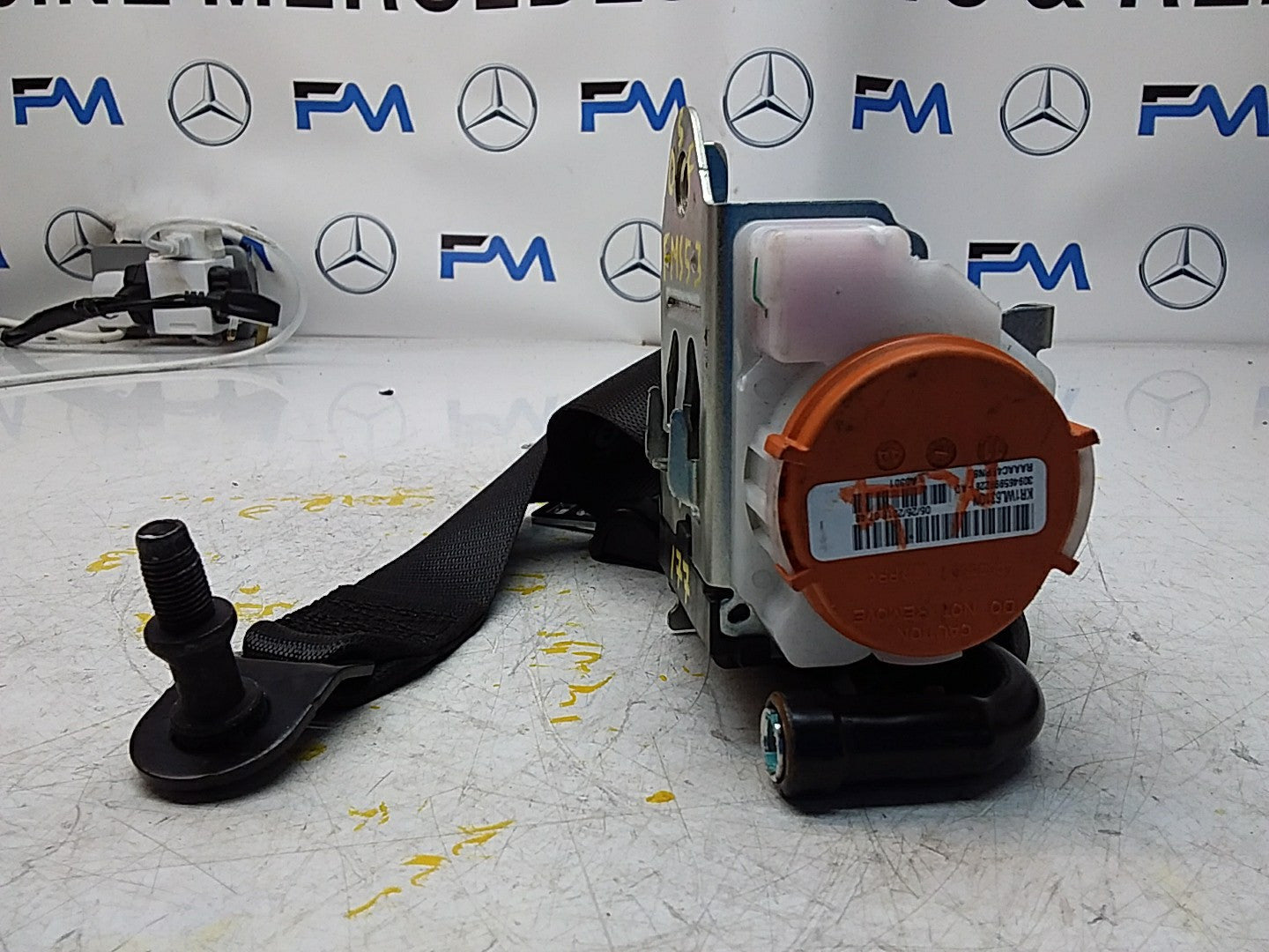 MERCEDES A CLASS  FRONT RIGHT SEAT BELT WITH PRETENSIONER A1778600800 FMS53 OSF