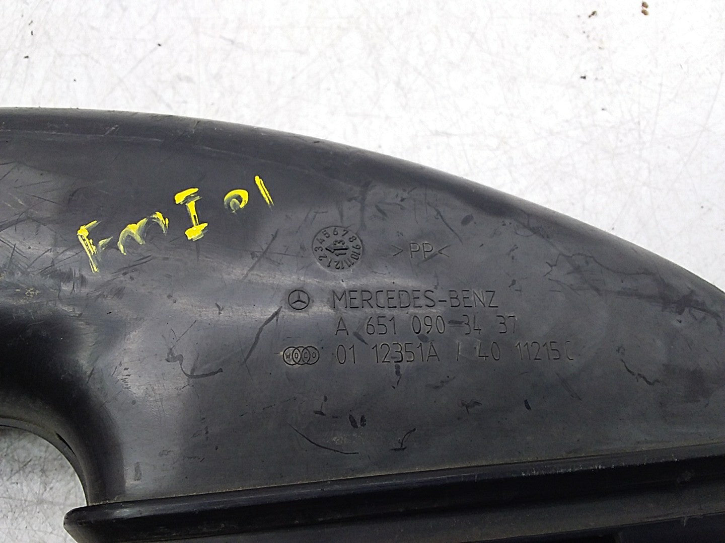 MERCEDES-BENZ E-CLASS A212 AIR INTAKE TUBE A6510903437 FMI01
