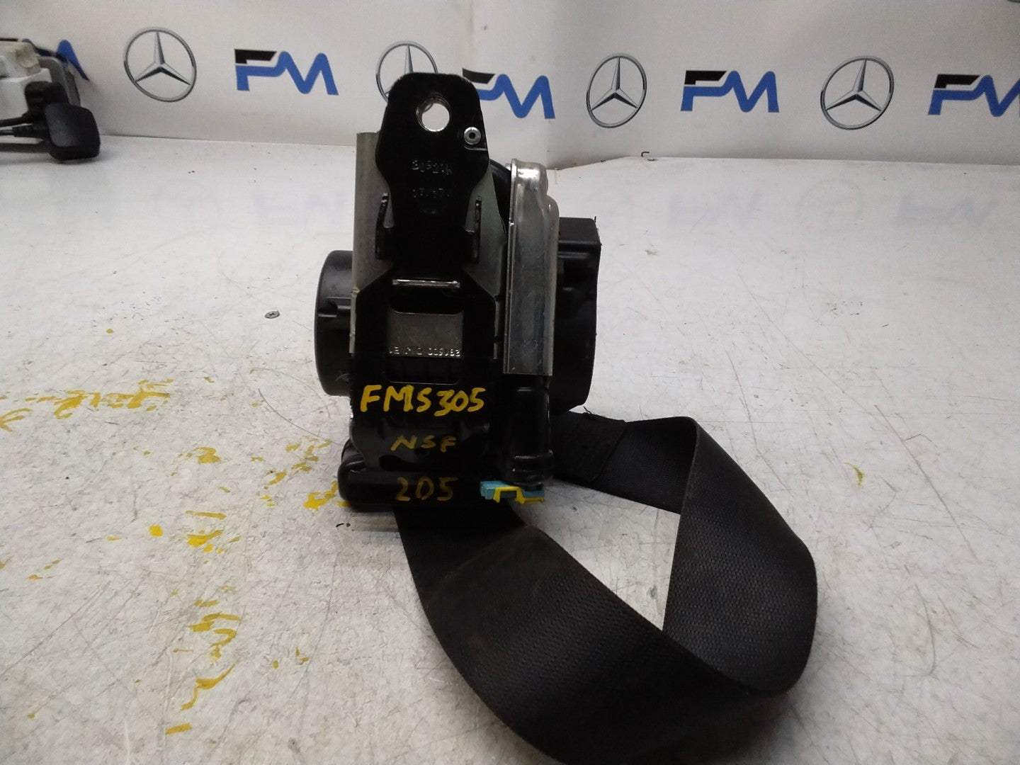 MERCEDES-BENZ C COUPE C205 W205  FRONT LEFT SEATBELT A2058601501 FMS305 NSF 
