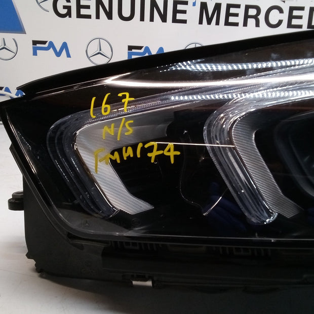 MERCEDES GLK X167 HEADLIGHT PASSENGER NS LEFT A1679060800 2019 FMH174
