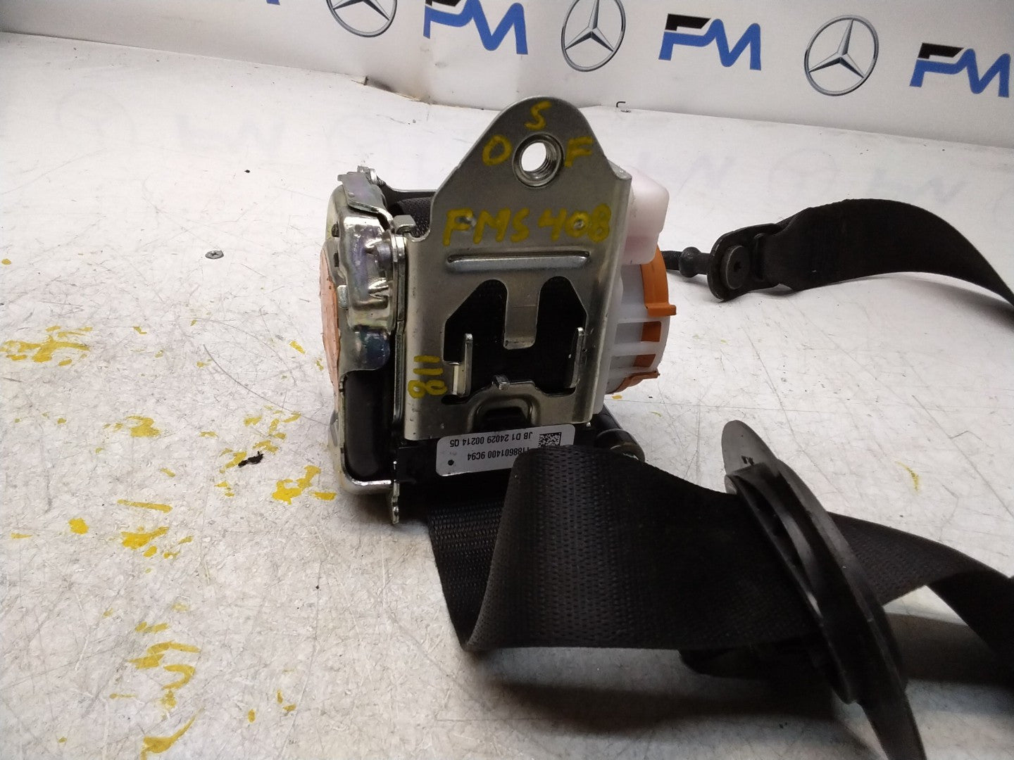 MERCEDES CLA C118 A-CLASS DRIVER SIDE FRONT SEAT BELT A1188601400 FMS408 OSF