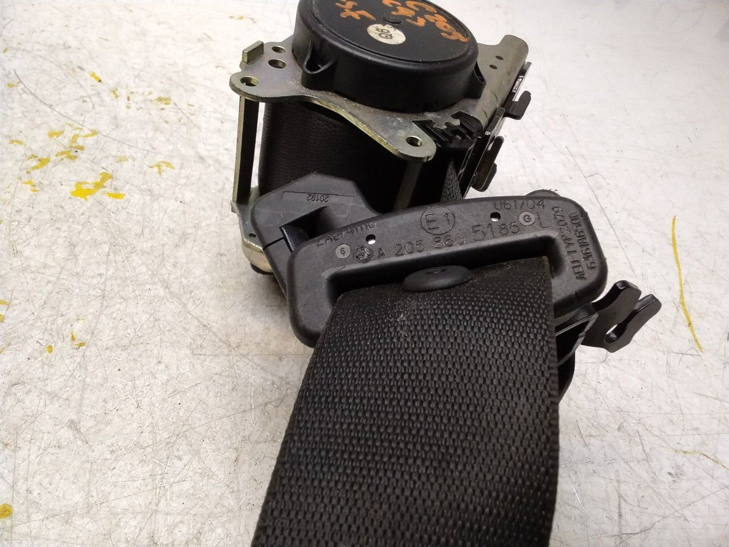 MERCEDES-BENZ W205 C CLASS FRONT LEFT PASSENGER SEATBELT A2058605185 FMS342 NSF
